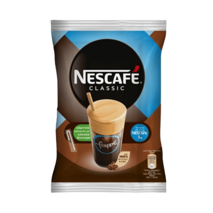 Nescafé Frappé Sticks Instantkaffee (3g) von Nestlè Hellas bei Araxxon - Hochwertiges griechisches Produkt. Nescafé Frappé Sticks Instantkaffee (3g) από Nestlè Hellas στο Araxxon - Αυθεντικό ελληνικό προϊόν.